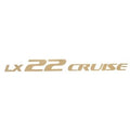 SunCatcher Boat Model Decal 73404966 - LX 22 Cruise Gold Sticker