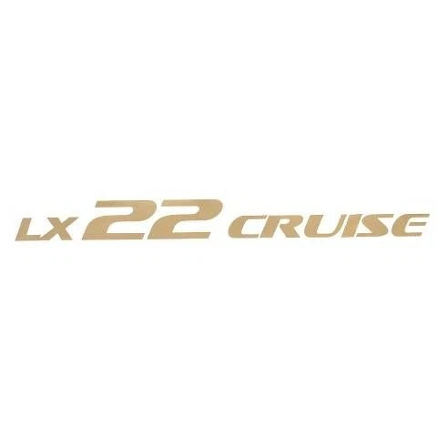 SunCatcher Boat Model Decal 73404966 - LX 22 Cruise Gold Sticker