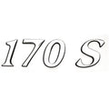 Larson Boat Emblem Decal Sticker 145078 - Raised 170 S Sliver