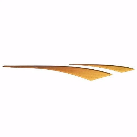 Rinker Boat Raised Graphic Decal 2372640 - Gold 23 X 3 Inch (STBD)
