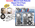 2 Pack Genuine Mikuni SBN Super BN Carb Carburetor Rebuild Repair Kit SeaDoo