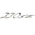 Boat Model Decal - Doral 330 SE Raised Foam Vinyl Silver (single)