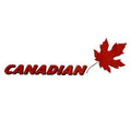 Lund Boat Canadian Decal Sticker - Black - Red 17 X 5 1/4 Inch