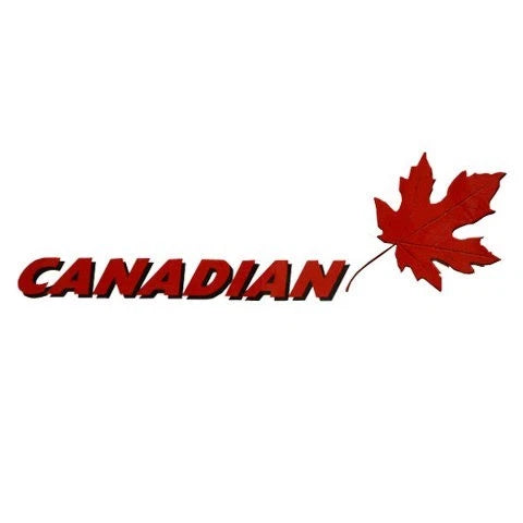 Lund Boat Canadian Decal Sticker - Black - Red 17 X 5 1/4 Inch