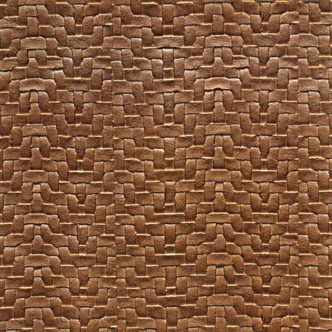 Boat Marine Auto RV Seat Vinyl - Walnut Brown Knit Back Rinker (YD)