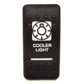Carling Boat Rocker Switch Actuator - Cooler Light Black Lighted