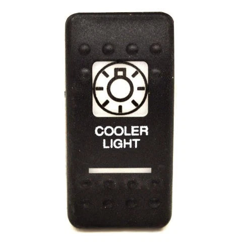 Carling Boat Rocker Switch Actuator - Cooler Light Black Lighted