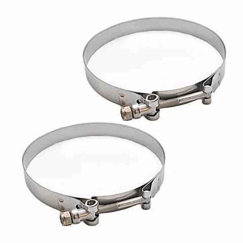 Trident Boat T-Bolt Hose Clamps 720-5000 H04 - 5.37 - 5.94In SS (pair)