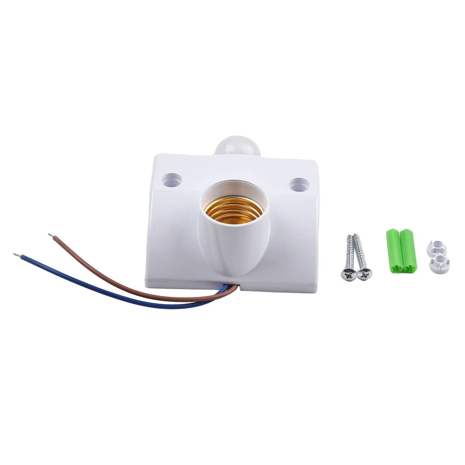 Premium Performance PIR Motion Sensor Light Socket for E27 Bulbs AC110 240V