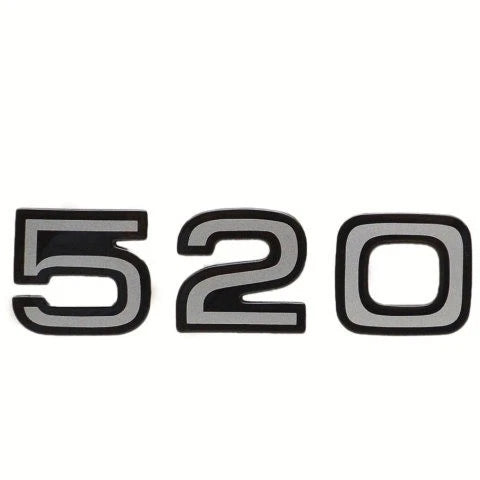 Ranger Boat Decal 7604259 - 520 Black Silver Vinyl 5 1/2 Inch