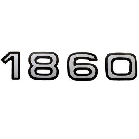 Ranger Boat Raised Model Decal 7600941 - 1860 Black - Silver