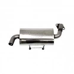 MBRP Single Slip-On Exhaust System with Oval Sport Muffler for Polaris RZR &