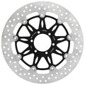 MG Front Left Brake Disc for Ducati 620 Monster I.e 2006 (21-098-A-BK)