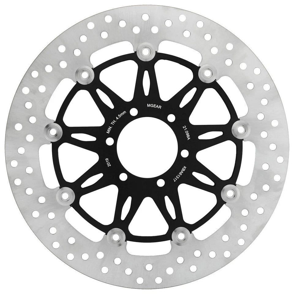 MG Front Left Brake Disc for Ducati 620 Monster I.e 2006 (21-098-A-BK)