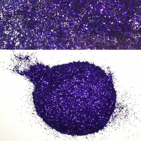 Tracker Boat Metal Glitter Flake 46515 - Purple (8oz)
