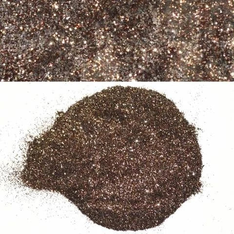 Ranger Boat Metal Glitter Flake 2512 - Nutmeg Brown (8 Oz)