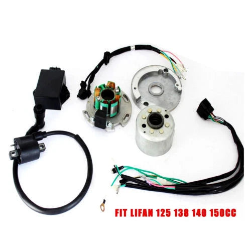 MAGNETO STATOR FLYWHEEL CDI UNIT ROTOR KIT FOR LIFAN 110-150CC Dirt/Quad/Pit