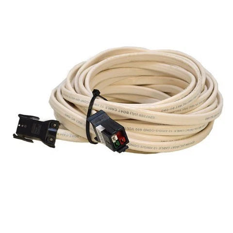 Rinker Boat Coax Wire Cable - 12 AWG - 3 White 36 Foot
