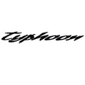 Ski Centurion Boat Decal 2047-28092 - Typhoon Black Vinyl 14 1/2 Inch