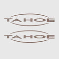 Tahoe Boat Decals 49315 - Silver Logo Stickers (pair)
