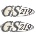 Glastron Boat Raised Emblem Decal Sticker - GS 219 (pair)