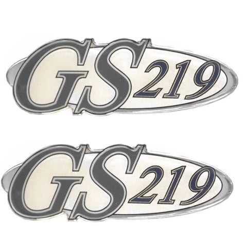 Glastron Boat Raised Emblem Decal Sticker - GS 219 (pair)