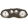 Lund Boat Gauge Panel 2219436 - Spun Silver 14 7/8 X 5 1/4 Inch