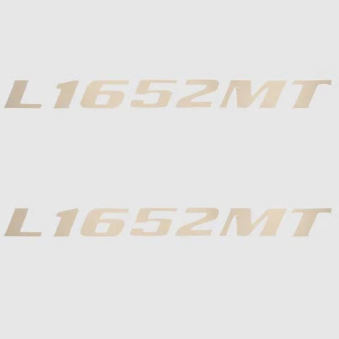Lowe Boat Brand Decals 1823536 - L 1652 MT Ivory 12 X 1 Inch (pair)