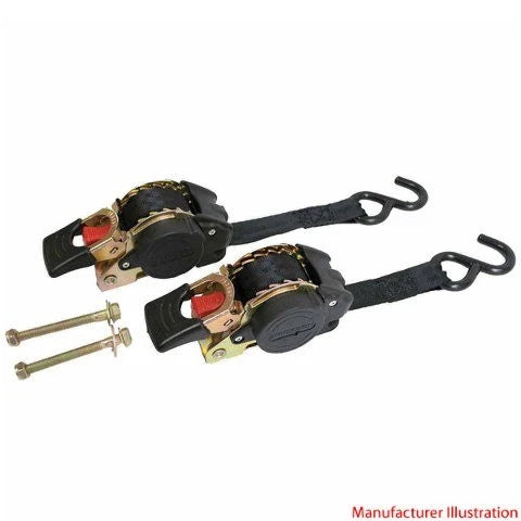 Attwood Boat Trailer Tie-Down Straps 15260-8 - Retractable Transom (set of 2)