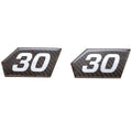 MasterCraft Boat Decal 7502027 - 2014 X30 Black Gray (set of 2)