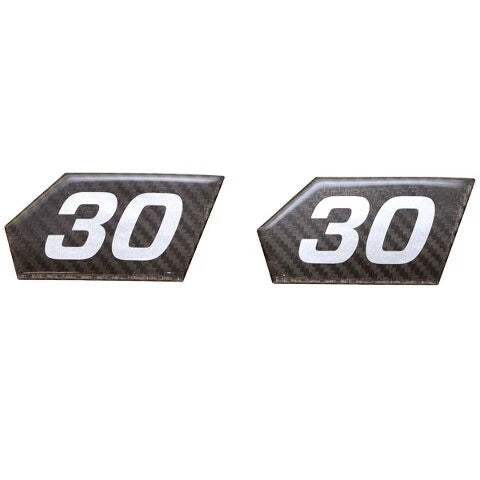 MasterCraft Boat Decal 7502027 - 2014 X30 Black Gray (set of 2)