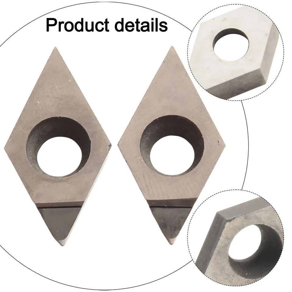 PCD Insert Tools 2pcs DCGT11T308 Perfect for Aluminum Processing Needs