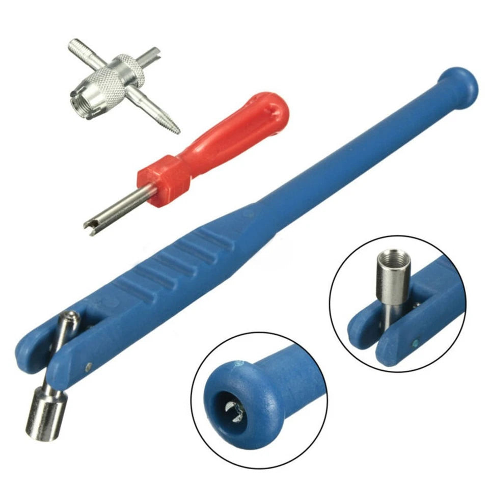 Tyre Tire Valve Puller Stem Core Remover Truck Repair Install Tool 29cm