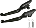 HardDrive Brake & Clutch Lever Set for Harley Davidson Softail 2018 Matte Black