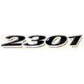 Seaswirl Boat Decal 8626-0384 - 2301 Black Silver Sticker