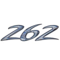 Rinker Boat Model Decal - 262 Captiva Faux Chrome Sticker