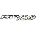 Tracker Boat Brand Decal 185049 - Pro 160 20 X 3 Inch Black White