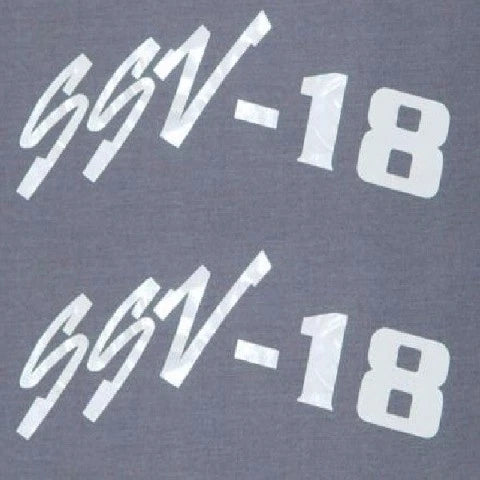 Lund Boat Decals - SSV-18 White 17 X 4 Inch (pair)