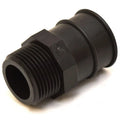 Chaparral Boat Thru Hull Connector 34.00184 - 1 1/2 Inch Black Plastic