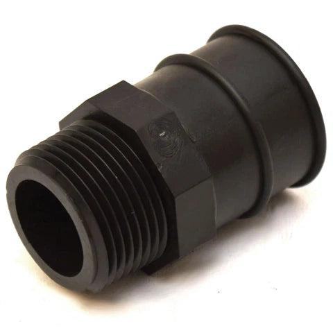 Chaparral Boat Thru Hull Connector 34.00184 - 1 1/2 Inch Black Plastic