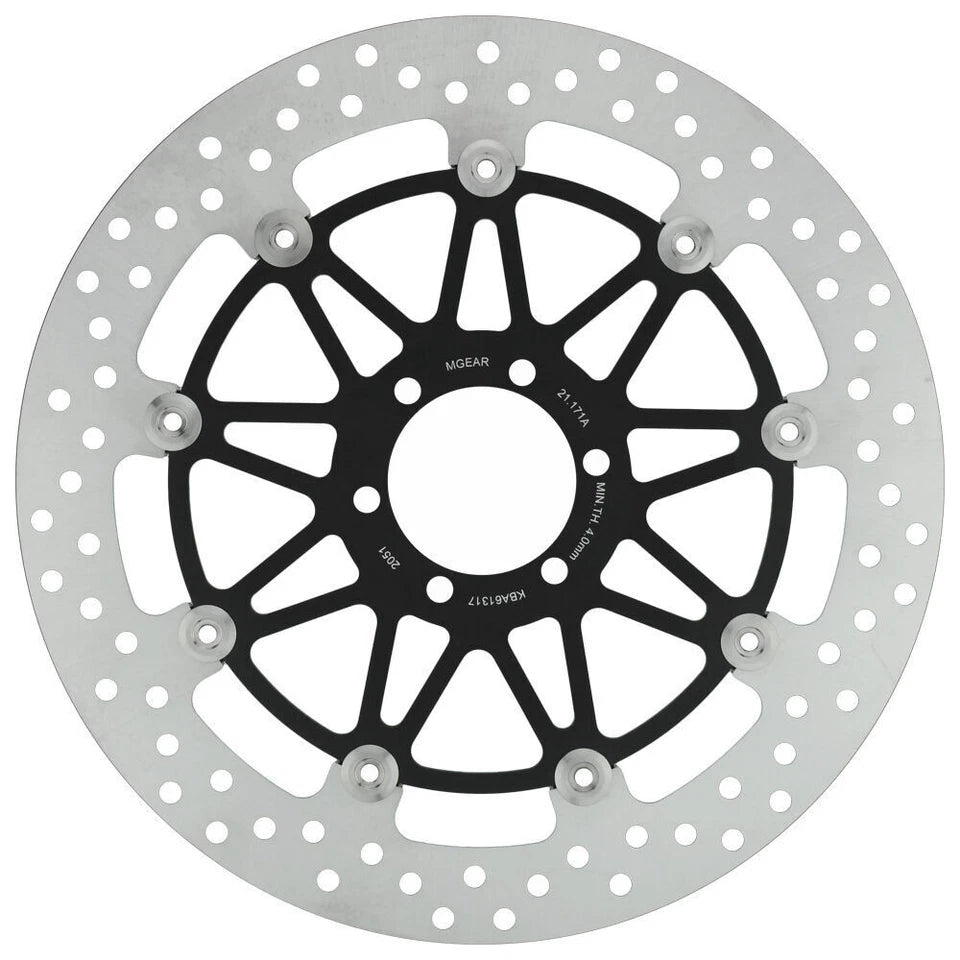 MG Front Left Brake Disc for Aprilia RSV4 1000 RF 2015-2016 (21-171-A-BK)