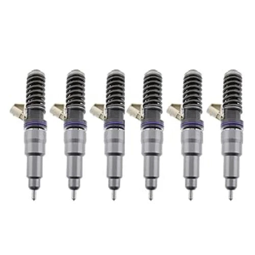 6pcs Electronic Unit Injector RE533501 for John Deere 9330 9630 9510RT Excavator