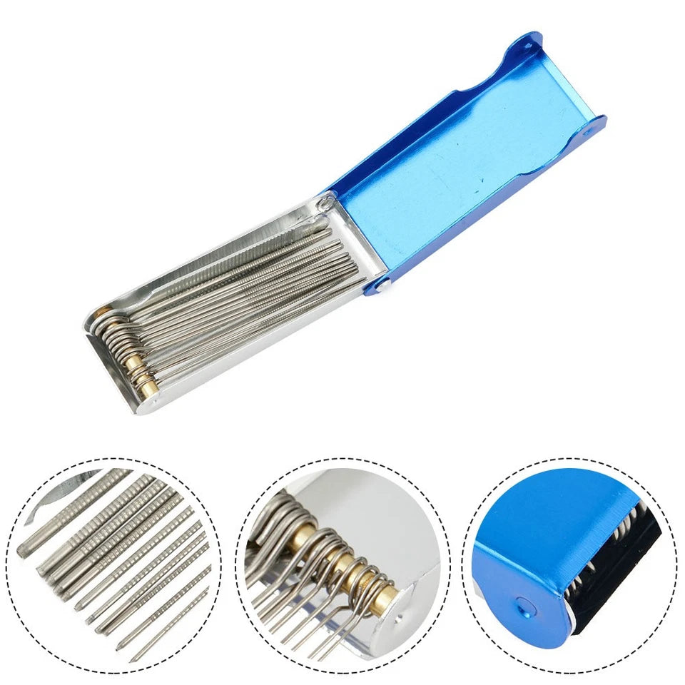 Motorcycle & ATV Carb Carburetor Jet Cleaner Cleaning 14 Wire Set Tools Float