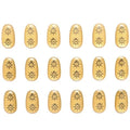 Sharpline Boat Raised Rotary Decals - Nav - Anc Light Gold (set of 18)