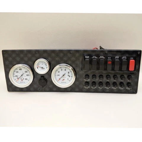 Lund Boat Switch Panel with Instrument 2088954 - Gauge - Fuse - Rocker