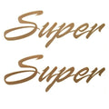 Palm Beach Pontoon Boat Decals 30442 - Super 9 3/8 Inch Gold (pair)