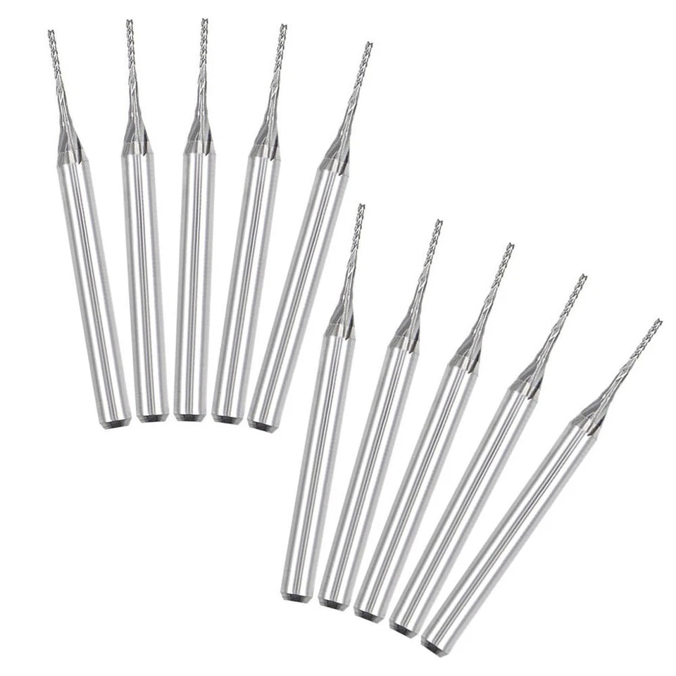 Professional Engraving Tools Pack of Ten Each with a Cutting Edge of 0 7mm