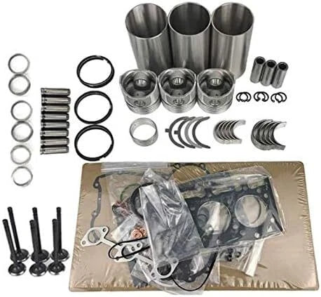 Overhaul Piston Rebuild Kit for K3F Engine Mitsubishi Tractor MT20 MTE2000