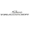 Sun Tracker Pontoon Boat Raised Decal 161758 - Chrome Logo Sticker