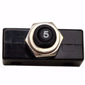 Carling Technologies Boat Push Button Breaker - 5 Amp Black Plastic